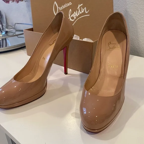 Christian Louboutin New Simple Pump 120 Patent in Calf -Size 39 - Picture 10 of 14